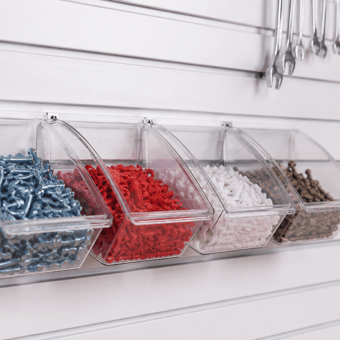 How to Choose the Right Storage Bin for Your Slatwall Display